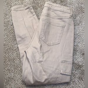 Beige Cargo pants